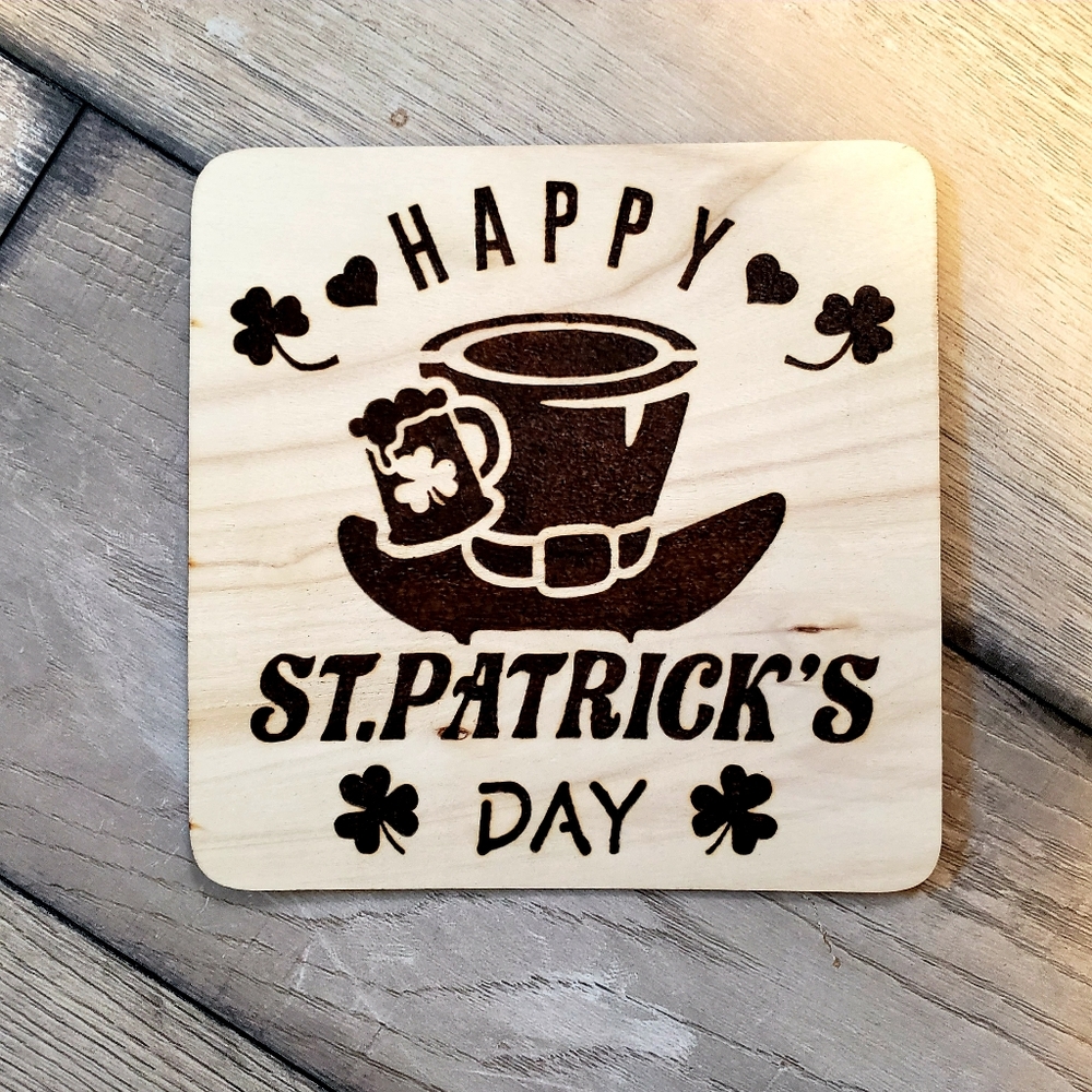 Handmade Woodburned Sign
